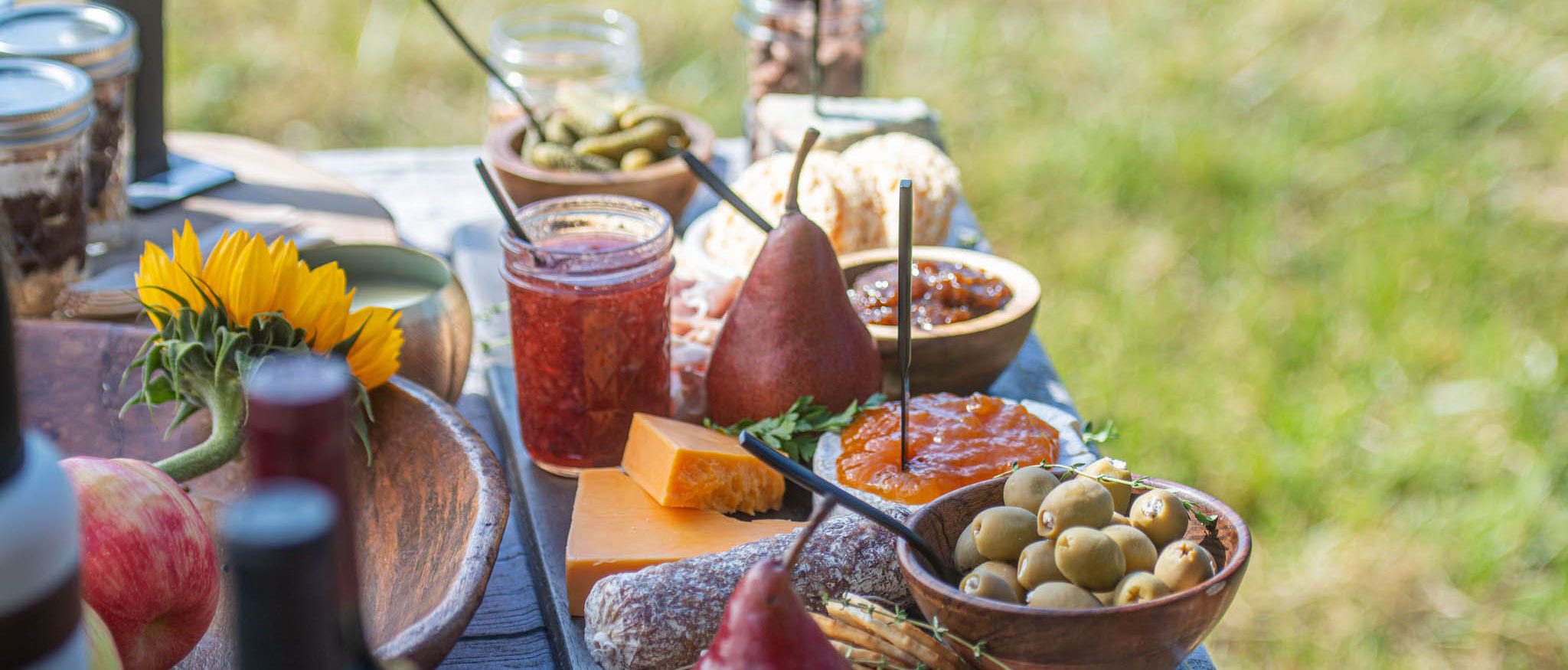 gorgeous tailgate at the Hunter Trials